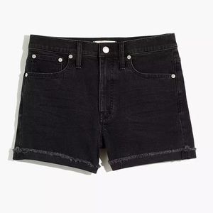 Madewell high rise denim shorts lunar wash